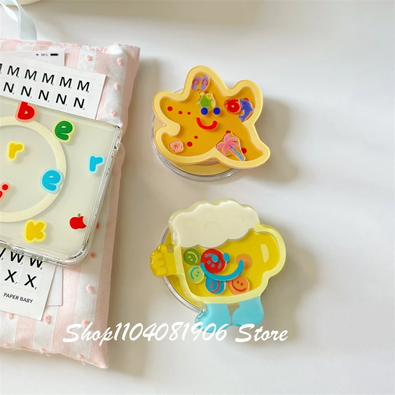 Корейский милый пивный морской звездный встряхивающий магнитный держатель для телефона Griptok Grip Tok подставка для iPhone для Magsafe аксессуары Smart Tok
Корейский милый пивный морской звездный встряхивающий магнитный держатель для телефона Griptok Grip Tok подставка для iPhone для Magsafe аксессуары Smart Tok