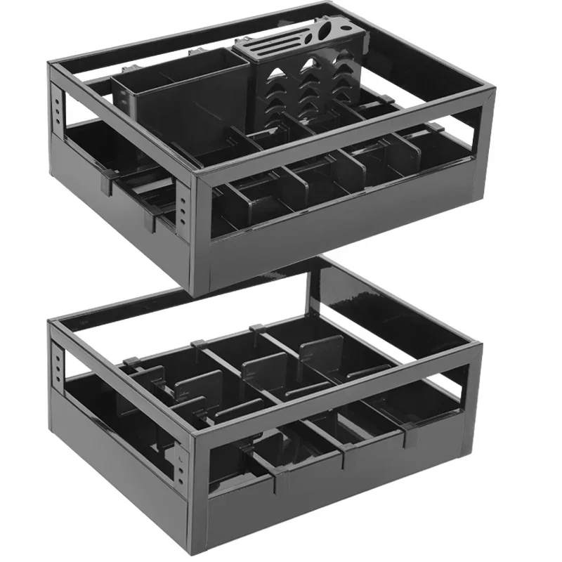 The stainless steel drawer in the kitchen is blue-buffered and the cupboard is used for storing dishes and dishes.
The stainless steel drawer in the kitchen is blue-buffered and the cupboard is used for storing dishes and dishes.