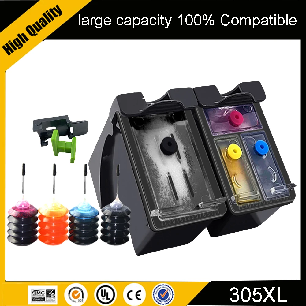 Einkshop Replacement Compatible for HP 305 XL HP305 HP305XL 305XL Ink Cartridge for HP DeskJet 2710 2720 4110 4120 4130 6010
Einkshop Replacement Compatible for HP 305 XL HP305 HP305XL 305XL Ink Cartridge for HP DeskJet 2710 2720 4110 4120 4130 6010