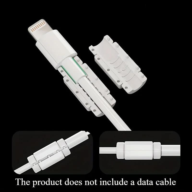 8Pcs Solid PVC Cable Wraps Universal Portable Phone Charging Line Anti‑Damage Protection Accessories
8Pcs Solid PVC Cable Wraps Universal Portable Phone Charging Line Anti‑Damage Protection Accessories