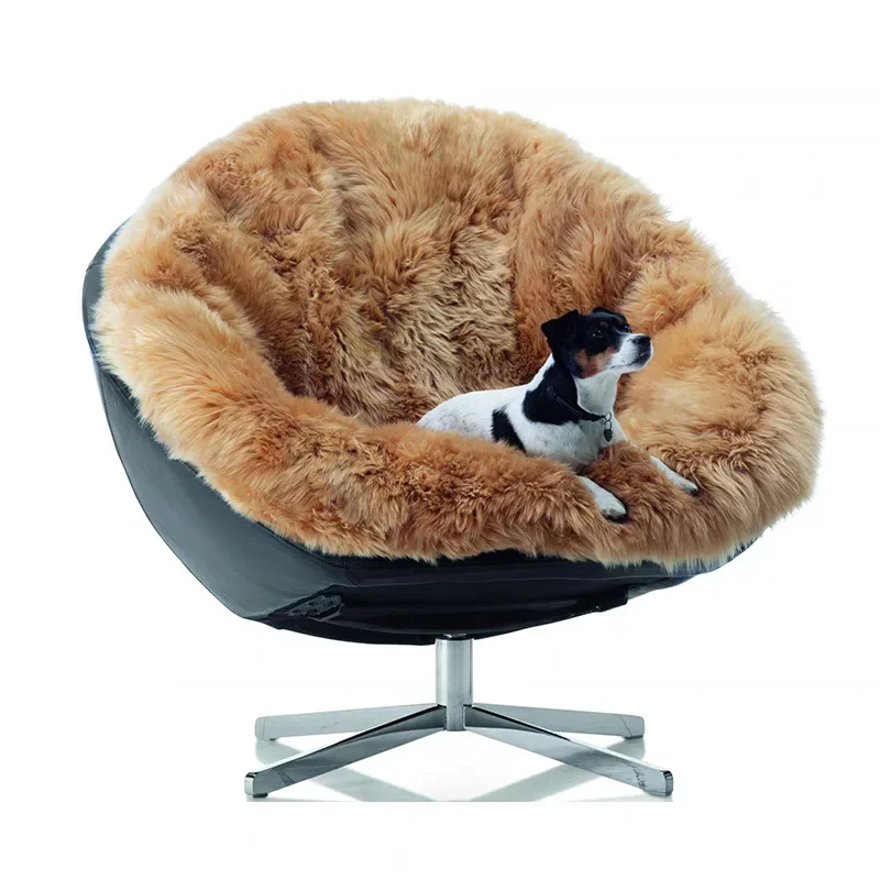 Nordic designer creative simple backrest plush single sofa chair, living room light luxury leisure chair
Nordic designer creative simple backrest plush single sofa chair, living room light luxury leisure chair