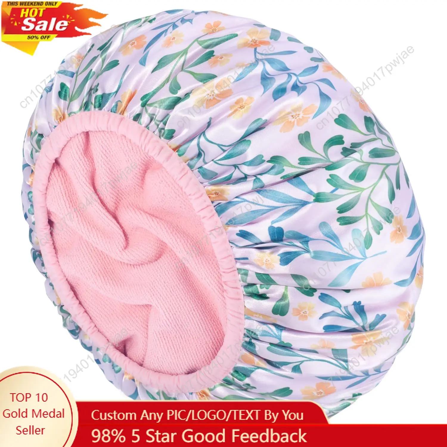 Shower Cap Terry lined Reusable shower caps Waterproof Large Cap for Women Hair cap Triple Layer Caps for Long
Shower Cap Terry lined Reusable shower caps Waterproof Large Cap for Women Hair cap Triple Layer Caps for Long