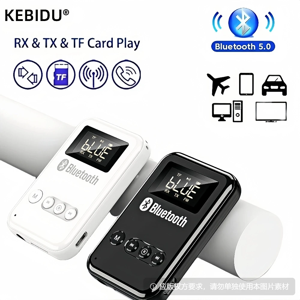 4 in 1 Bluetooth 5.0 LED Transmitter Receiver FM TF Card Play 300MAh Wireless Audio Adapter for Car Music Headphones Speakers
4 in 1 Bluetooth 5.0 LED Transmitter Receiver FM TF Card Play 300MAh Wireless Audio Adapter for Car Music Headphones Speakers