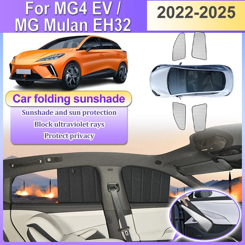 Auto Foldable Sunshades For MG MG4 EV MULAN EH32 2022-2025 2023 2024 Car Coverage Sun Visors Sunshade Covers Protect Accessories
Auto Foldable Sunshades For MG MG4 EV MULAN EH32 2022-2025 2023 2024 Car Coverage Sun Visors Sunshade Covers Protect Accessories