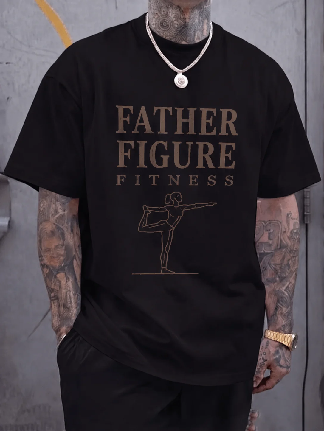 Men Graphic T-Shirt Short Sleeve Classic Fit 50% Cotton 50% Polyester Fabric Father Figure Fitness Print Summer Casual for Gym
Men Graphic T-Shirt Short Sleeve Classic Fit 50% Cotton 50% Polyester Fabric Father Figure Fitness Print Summer Casual for Gym