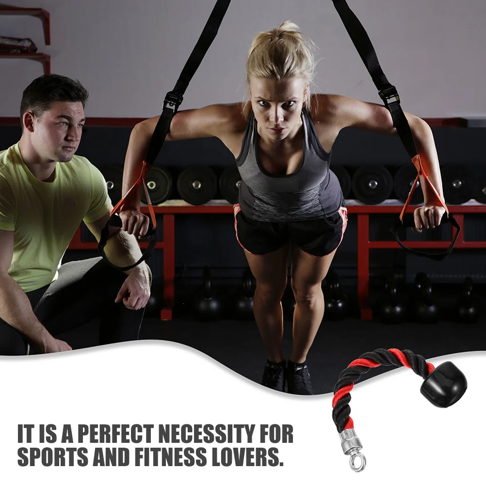 2pcs Tricep Rope Cable Attachment Braided Nylon Fitness Tool For Tricep Bicep Training Pull Down Exercise Gym Equipment
2pcs Tricep Rope Cable Attachment Braided Nylon Fitness Tool For Tricep Bicep Training Pull Down Exercise Gym Equipment