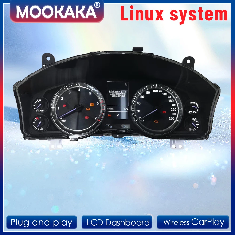 Car Digital Cluster For Toyota Land Cruiser 200 LC200 2008-2020 LCD Instrument Panel Original Style Dashboard Virtual Cockpit
Car Digital Cluster For Toyota Land Cruiser 200 LC200 2008-2020 LCD Instrument Panel Original Style Dashboard Virtual Cockpit