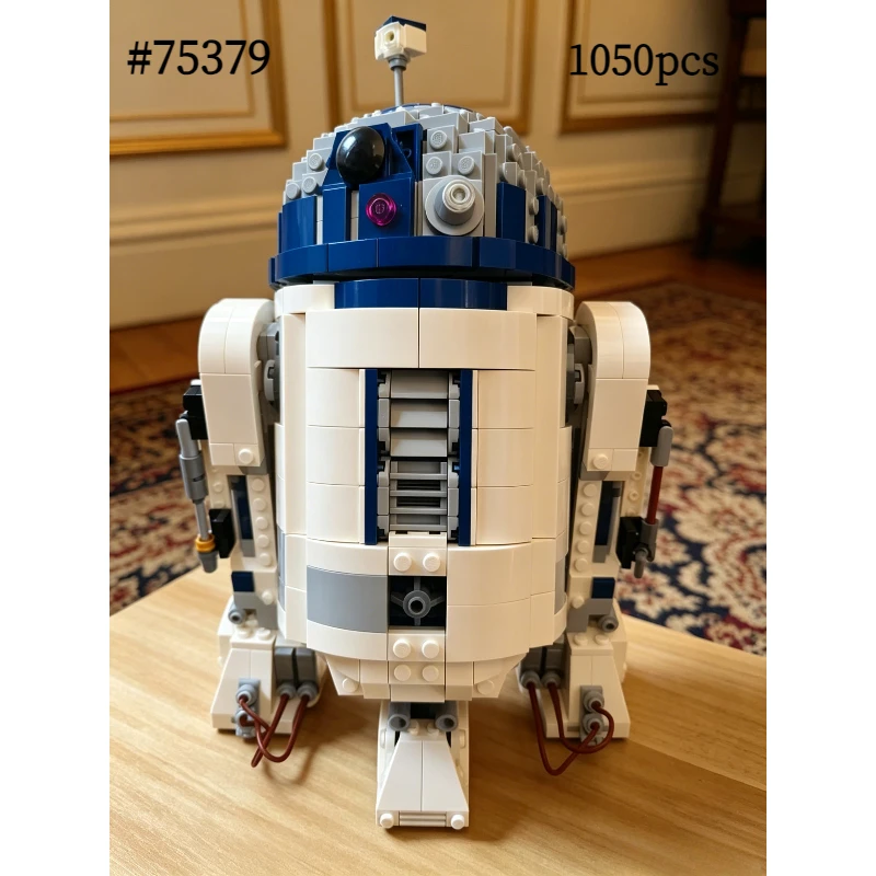 New Arrival 1050pcs Buildable R2-D2 Building Blocks Adult Assembly Bricks Space Wars Robot Model 75379 Toy for Kid Gift
New Arrival 1050pcs Buildable R2-D2 Building Blocks Adult Assembly Bricks Space Wars Robot Model 75379 Toy for Kid Gift