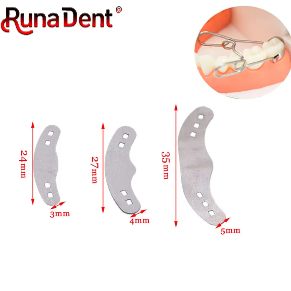 20Pcs/pack Medium Size Dental Matrix Bands Tofflemire Stuck Professional Dental Supplies Tooth Restoration Tools
20Pcs/pack Medium Size Dental Matrix Bands Tofflemire Stuck Professional Dental Supplies Tooth Restoration Tools