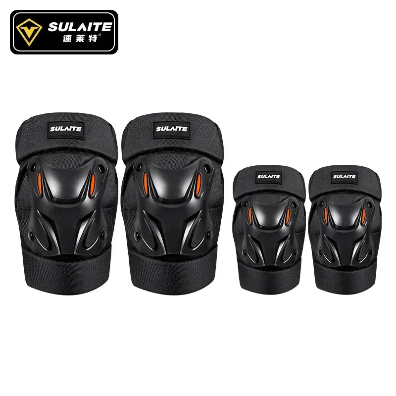 SULAITE Motocross Knee Elbow Pads, Double Straps Adjustable Anti-fall Protector Gear for Off-Road Racing Cycling Outdoor Sports
SULAITE Motocross Knee Elbow Pads, Double Straps Adjustable Anti-fall Protector Gear for Off-Road Racing Cycling Outdoor Sports