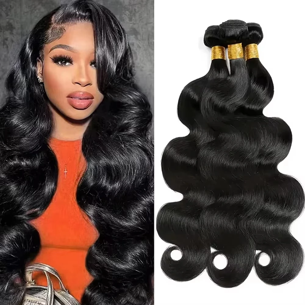 Body Wave Human Hair Bundles 100% Natural Black Brazilian Remy Hair Straight 2/3/4/5 Bundles Human Hair Extensions For Women
Body Wave Human Hair Bundles 100% Natural Black Brazilian Remy Hair Straight 2/3/4/5 Bundles Human Hair Extensions For Women
