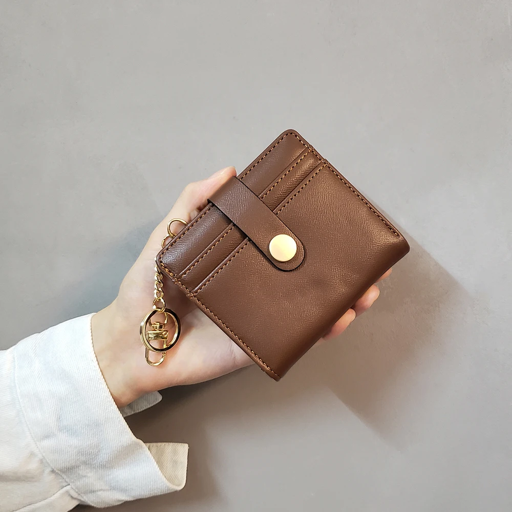 Women Short Wallet Wholesale Student Zipper Multifunctional Folding Card Bag PU Simple Ladies Bifold Wallet
Women Short Wallet Wholesale Student Zipper Multifunctional Folding Card Bag PU Simple Ladies Bifold Wallet