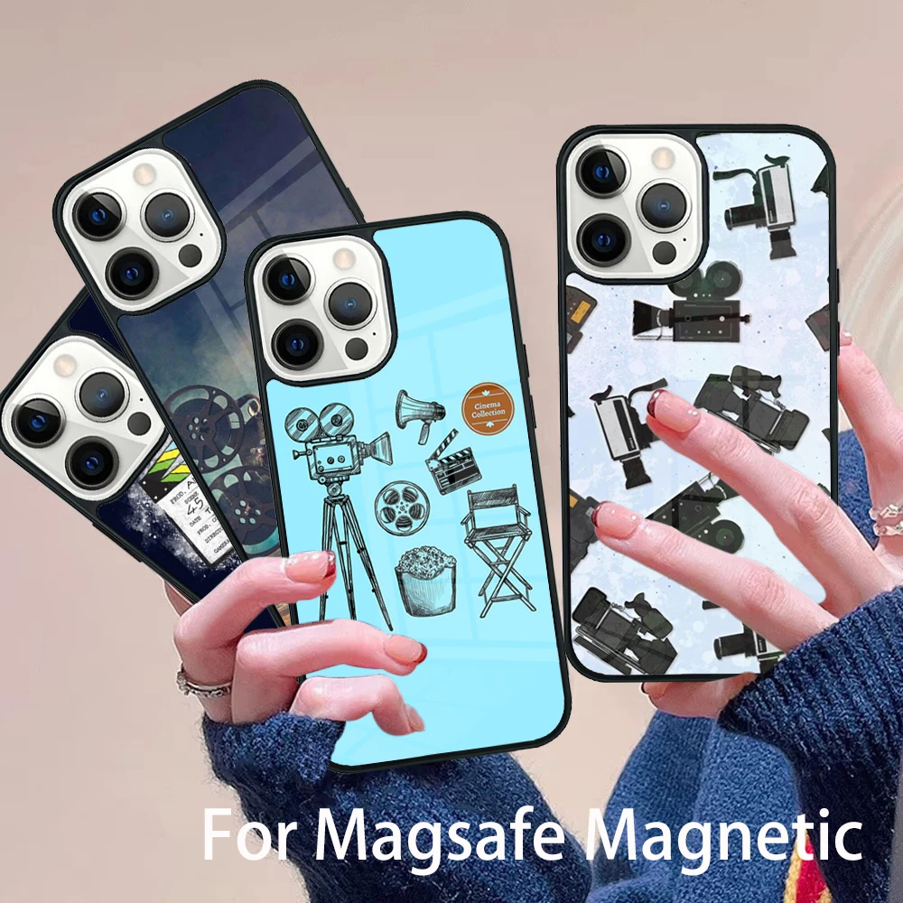 Film Clapperboard Clapper Board Phone Case Magesafe Magnetic Wireless Charge Cover For IPhone 16 11 12 13 14 15 Pro Max Plus
Film Clapperboard Clapper Board Phone Case Magesafe Magnetic Wireless Charge Cover For IPhone 16 11 12 13 14 15 Pro Max Plus