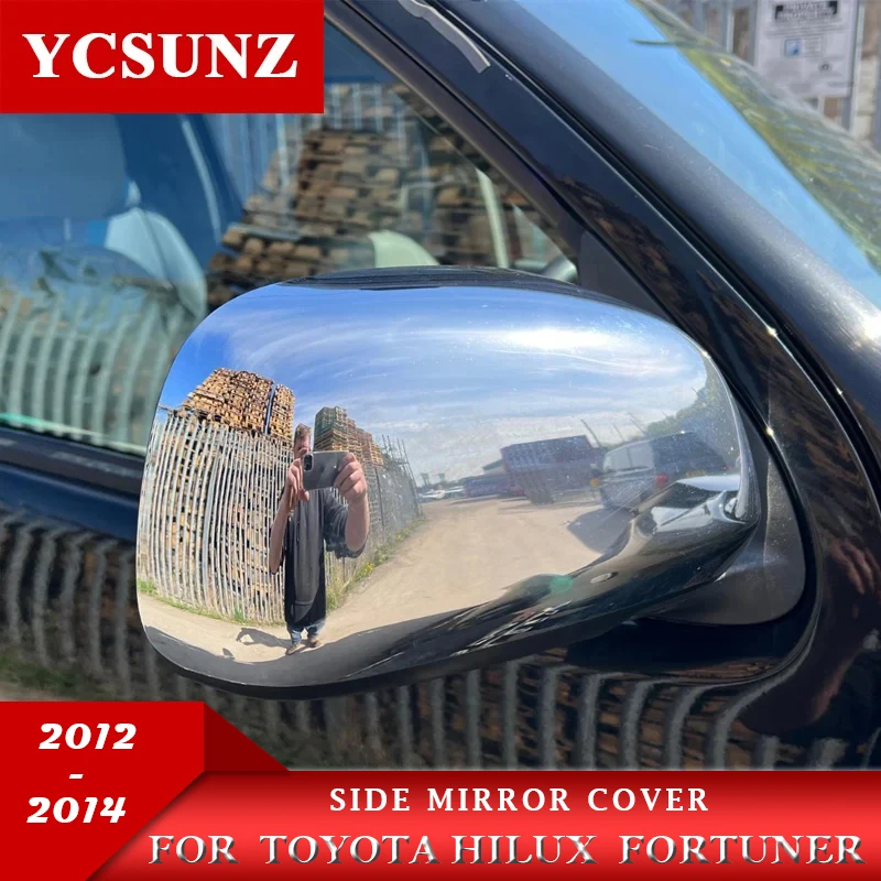 ABS Side Mirror Cover For Toyota Hilux Fortuner SW4 2012 2013 2014 Double Cabin Car Accessories
ABS Side Mirror Cover For Toyota Hilux Fortuner SW4 2012 2013 2014 Double Cabin Car Accessories
