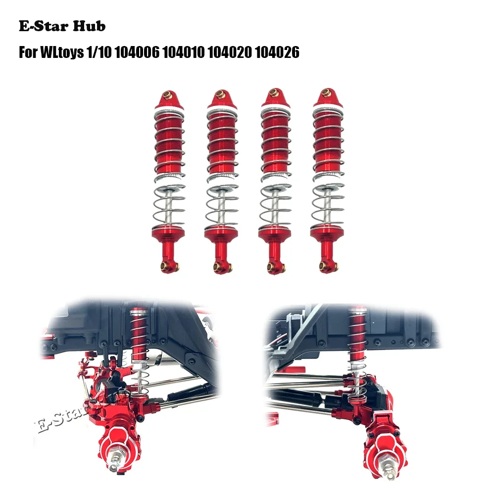 Oil Hydraulic Shock Absorber for WLtoys 104006 104010 104020 104026 Metal Upgrade Parts Rc Model Crawler Car Truck Buggy
Oil Hydraulic Shock Absorber for WLtoys 104006 104010 104020 104026 Metal Upgrade Parts Rc Model Crawler Car Truck Buggy