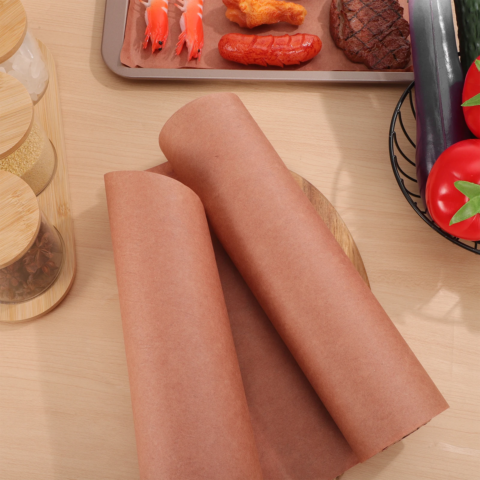 Butcher Paper BBQ Parchment Roll Lightweight Portable Oil Resistant Cleanup Parchment Paper For Baking Sheets Baking
Butcher Paper BBQ Parchment Roll Lightweight Portable Oil Resistant Cleanup Parchment Paper For Baking Sheets Baking