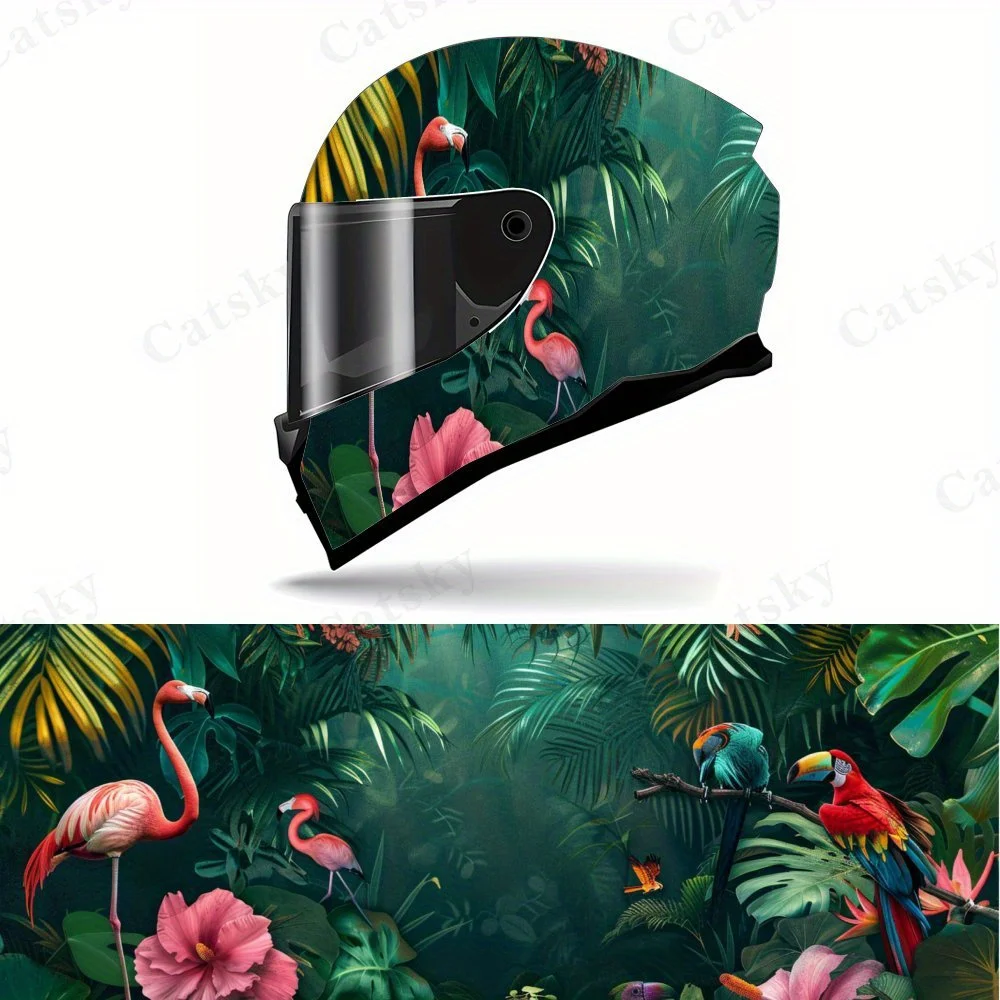 Tropical Flavor PVC Motorcycle Helmet Vinyl Wrap, Self-Adhesive Waterproof Sticker, Anti-Scratch Decorative Film for Full Face H
Tropical Flavor PVC Motorcycle Helmet Vinyl Wrap, Self-Adhesive Waterproof Sticker, Anti-Scratch Decorative Film for Full Face H