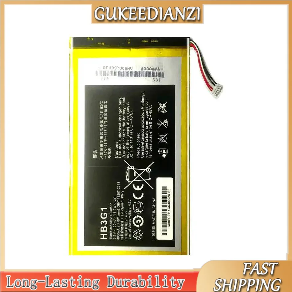 High Capacity 4100mAh For Huawei Mediapad S7 S7-601U C W S7-301W U S7-931 HB3G1 HB3G1H Lightweight Tablet Battery
High Capacity 4100mAh For Huawei Mediapad S7 S7-601U C W S7-301W U S7-931 HB3G1 HB3G1H Lightweight Tablet Battery