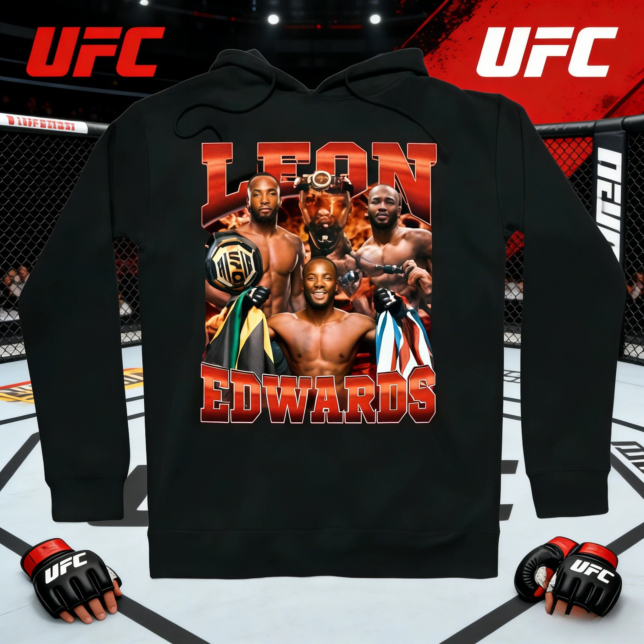 Коллекция UFC Leo Edwards: Толстовка с принтом из чистого хлопка, осень/зима 2026, унисекс
Коллекция UFC Leo Edwards: Толстовка с принтом из чистого хлопка, осень/зима 2026, унисекс