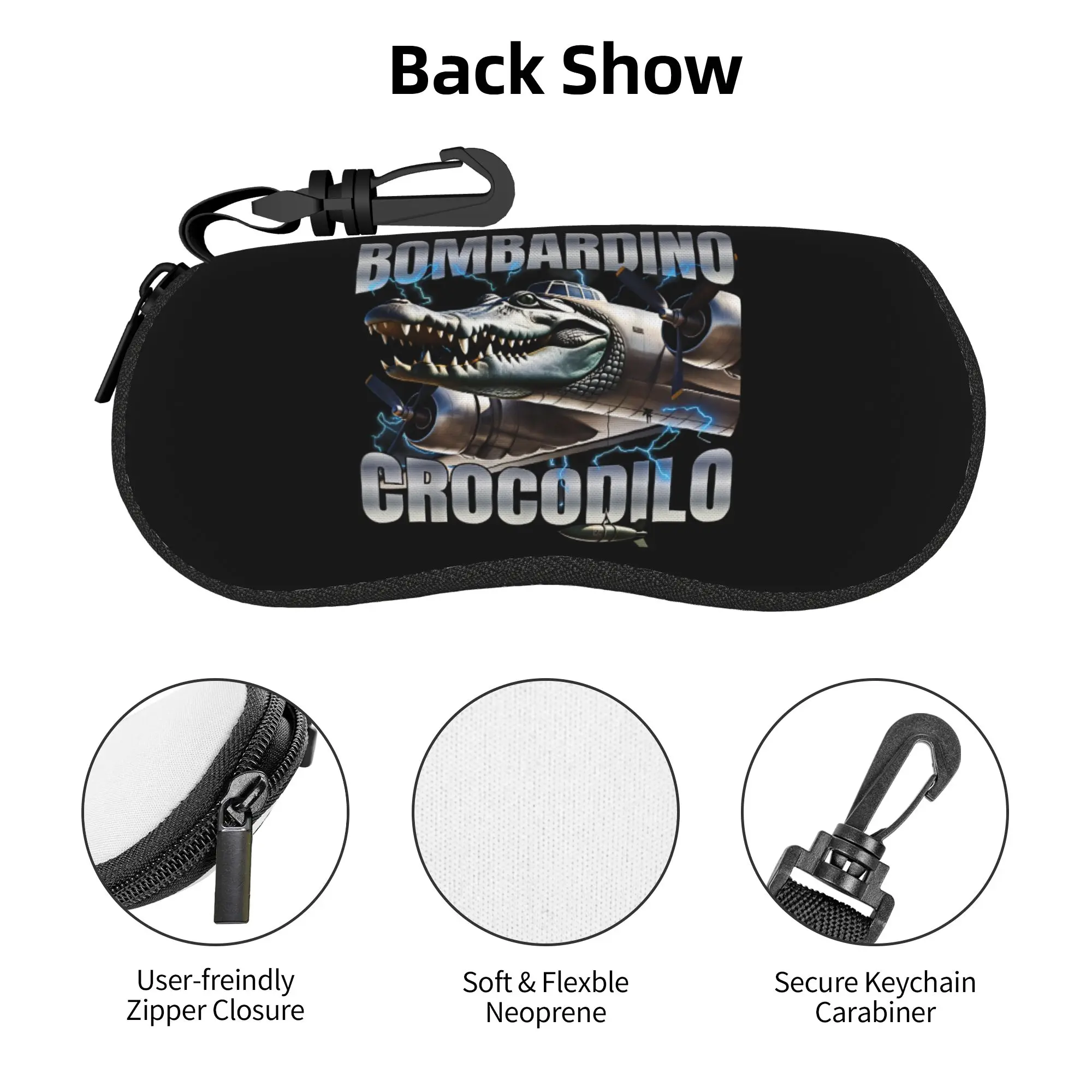 Bombardino Crocodilo Italian Brainrot Glasses Case Cool Funny Meme Shell Eyeglasses Case Sunglasses Box
Bombardino Crocodilo Italian Brainrot Glasses Case Cool Funny Meme Shell Eyeglasses Case Sunglasses Box