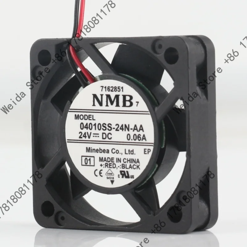 New original NMB 24V 0.06A 4CM 4010 40X40X10MM Quiet inverter fan chassis 04010SS-24N-AA cooling fan
New original NMB 24V 0.06A 4CM 4010 40X40X10MM Quiet inverter fan chassis 04010SS-24N-AA cooling fan