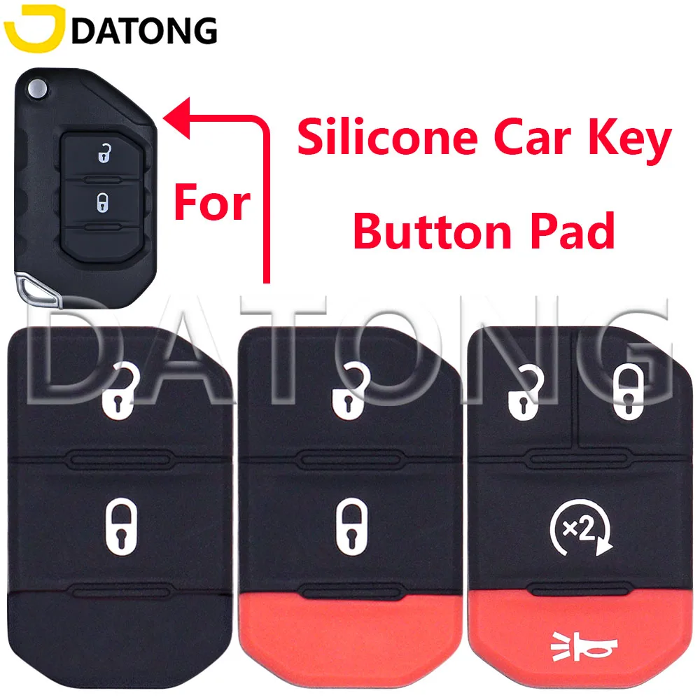 Datong 2/3/4 Button Replacement Car Key Button Pad Cover OHT1130261 For Jeep Wrangler JL 2018–2025 Gladiator 2019–2025
Datong 2/3/4 Button Replacement Car Key Button Pad Cover OHT1130261 For Jeep Wrangler JL 2018–2025 Gladiator 2019–2025