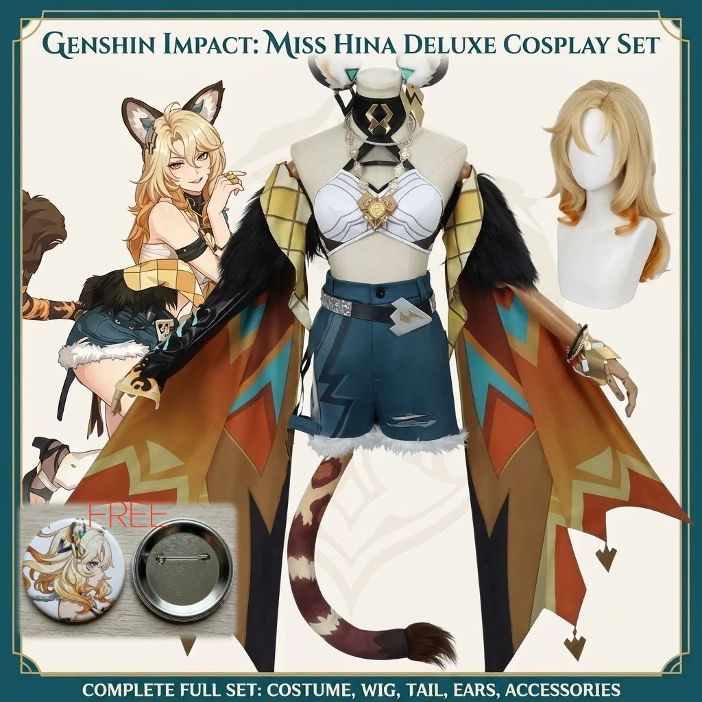 Xilonen Full Uniform Cosplay Set Stylish Outfit For Anime Carnival Halloween Role Play Prop Party
Xilonen Full Uniform Cosplay Set Stylish Outfit For Anime Carnival Halloween Role Play Prop Party