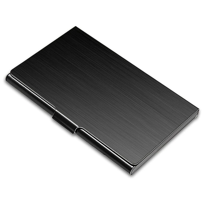 AU61-Business Card Holder, Slim Business Card Case, Pocket Metal Card Case, Purse Name Card Holder, Buckle Style Shut, Black
AU61-Business Card Holder, Slim Business Card Case, Pocket Metal Card Case, Purse Name Card Holder, Buckle Style Shut, Black