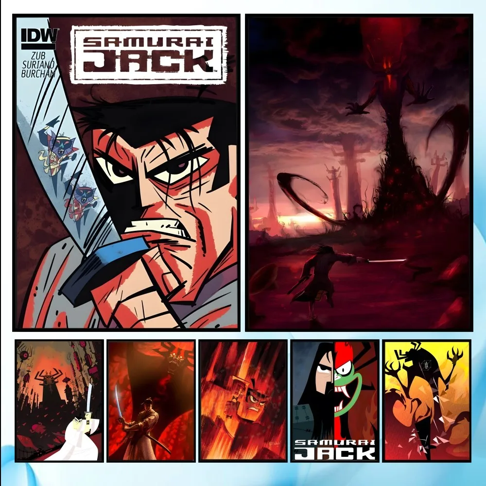 Movie S-Samurai Jack Poster HD art sticky wall waterproof home living room bedroom bar aesthetic decoration
Movie S-Samurai Jack Poster HD art sticky wall waterproof home living room bedroom bar aesthetic decoration