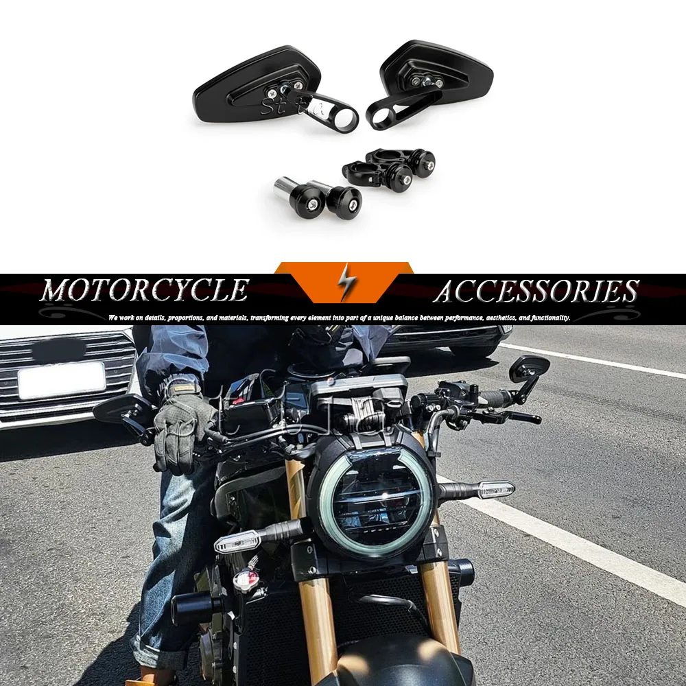 Зеркала заднего вида для мотоцикла Honda CB650R CB 650R 2019-2025, антибликовые, из алюминия с ЧПУ, на руль
Зеркала заднего вида для мотоцикла Honda CB650R CB 650R 2019-2025, антибликовые, из алюминия с ЧПУ, на руль