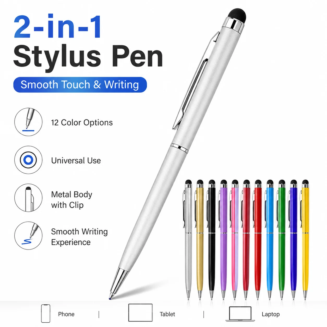 Tablet Phone Touch Screen Pen Disc 2in1 Dual-Purpose Stylus PaintingOffice Retouching Mobile Phone Tablet Pen Ballpoint Pens
Tablet Phone Touch Screen Pen Disc 2in1 Dual-Purpose Stylus PaintingOffice Retouching Mobile Phone Tablet Pen Ballpoint Pens