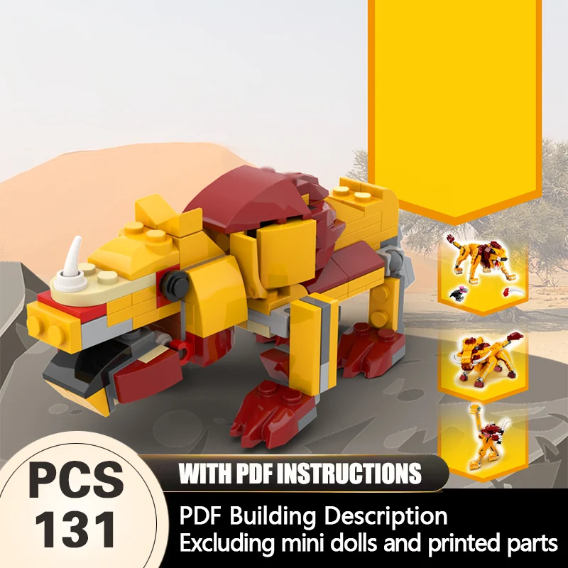 Creators Animal Series Model MOC Building Bricks 4-In-1 Rhinoceros Modular Technology Gifts Holiday Assemble Children Toys Suit
Creators Animal Series Model MOC Building Bricks 4-In-1 Rhinoceros Modular Technology Gifts Holiday Assemble Children Toys Suit