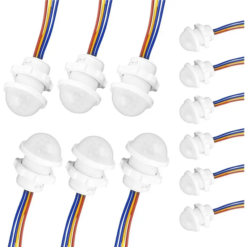 RMWIN-Auto-Off 30S Motion Sensor Switch 12 шт. в упаковке, 85-265В, 40Вт, PIR-датчик движения, настенный и потолочный монтаж, функция ночника
RMWIN-Auto-Off 30S Motion Sensor Switch 12 шт. в упаковке, 85-265В, 40Вт, PIR-датчик движения, настенный и потолочный монтаж, функция ночника