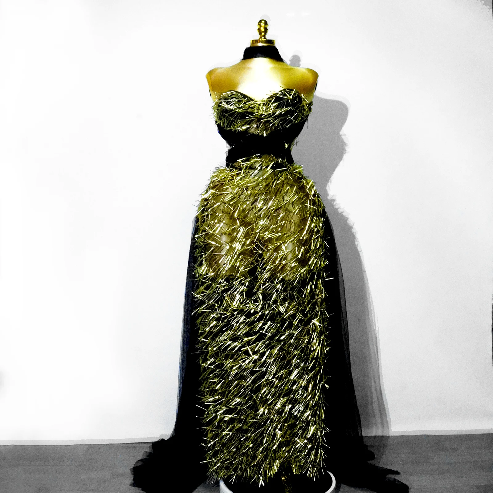 Sexy Sparkly Gold Rivet High Split Backless Dress Women Evening Prom Gown Red Carpet Stage Photoshoot Dress SingerBar Drag Queen
Sexy Sparkly Gold Rivet High Split Backless Dress Women Evening Prom Gown Red Carpet Stage Photoshoot Dress SingerBar Drag Queen