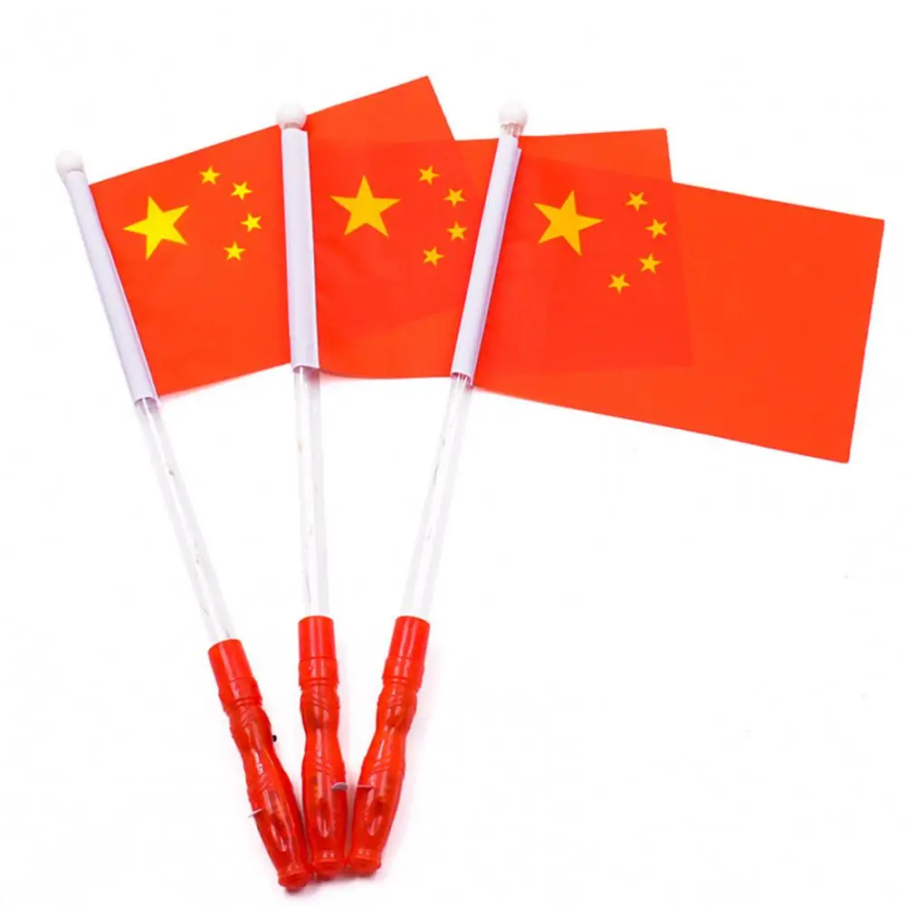Китайский флаг, практичный съемный яркий цвет, светящийся китайский национальный фестиваль, ручной машущий флаг Вечерние
Китайский флаг, практичный съемный яркий цвет, светящийся китайский национальный фестиваль, ручной машущий флаг Вечерние