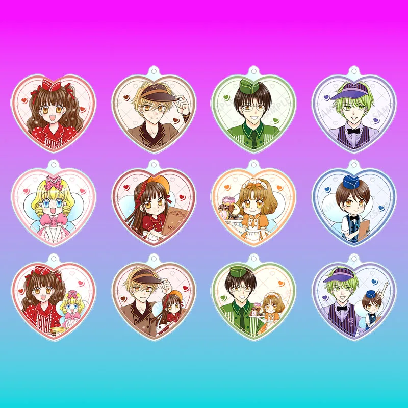 Yumeiro Patissiere ANIME 6CM Ichigo Amano Makoto Kashino Acrylic figure keychain Bag Charms Backpack Pendant Friends Gifts Car
Yumeiro Patissiere ANIME 6CM Ichigo Amano Makoto Kashino Acrylic figure keychain Bag Charms Backpack Pendant Friends Gifts Car