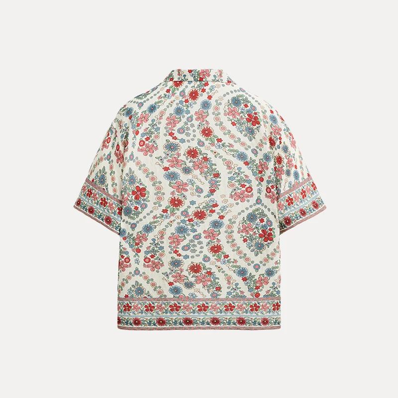 Casual Loose Floral Print ort Sve irt for Men Summer 2025 Personali American Sle Cuba Collar Regular Length
Casual Loose Floral Print ort Sve irt for Men Summer 2025 Personali American Sle Cuba Collar Regular Length