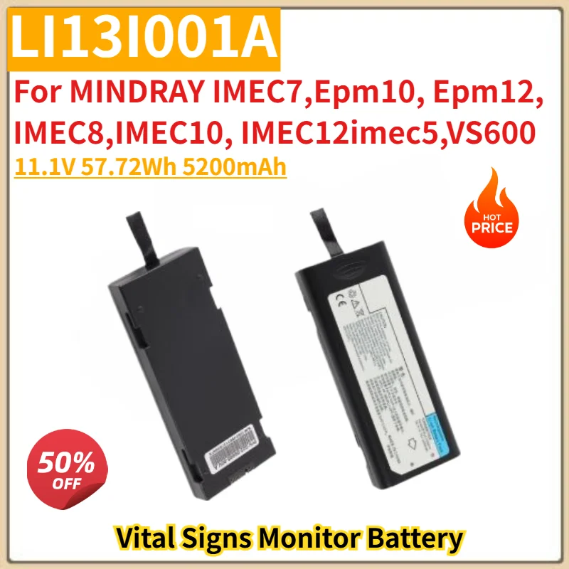 11.1V 5200mAh LI13I001A High Quality Battery for MINDRAY IMEC7,Epm10, Epm12,IMEC8,IMEC10,IMEC12imec5,VS600 Vital Signs Monitor
11.1V 5200mAh LI13I001A High Quality Battery for MINDRAY IMEC7,Epm10, Epm12,IMEC8,IMEC10,IMEC12imec5,VS600 Vital Signs Monitor