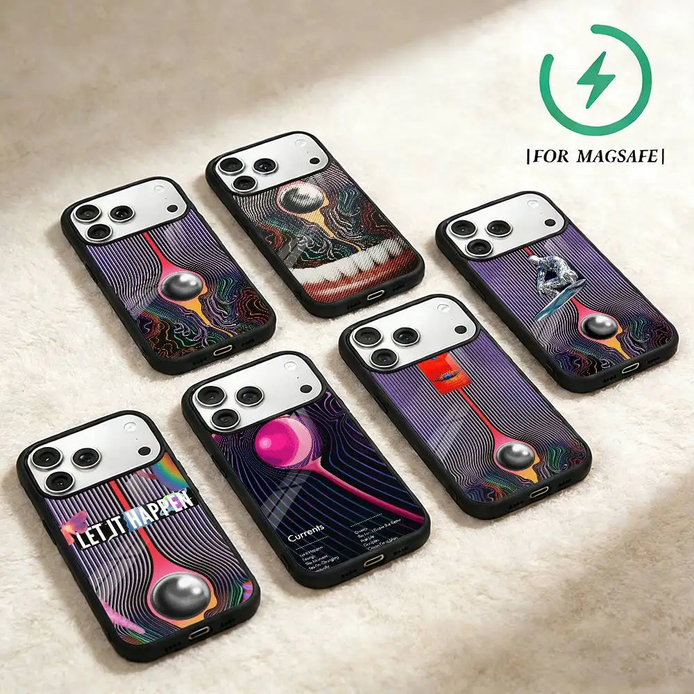 Tame Impala Phone Case For iPhone 17 16 15 14 13 12 Pro Max Plus for Magsafe Mirror Wireless Magnetic Cover
Tame Impala Phone Case For iPhone 17 16 15 14 13 12 Pro Max Plus for Magsafe Mirror Wireless Magnetic Cover