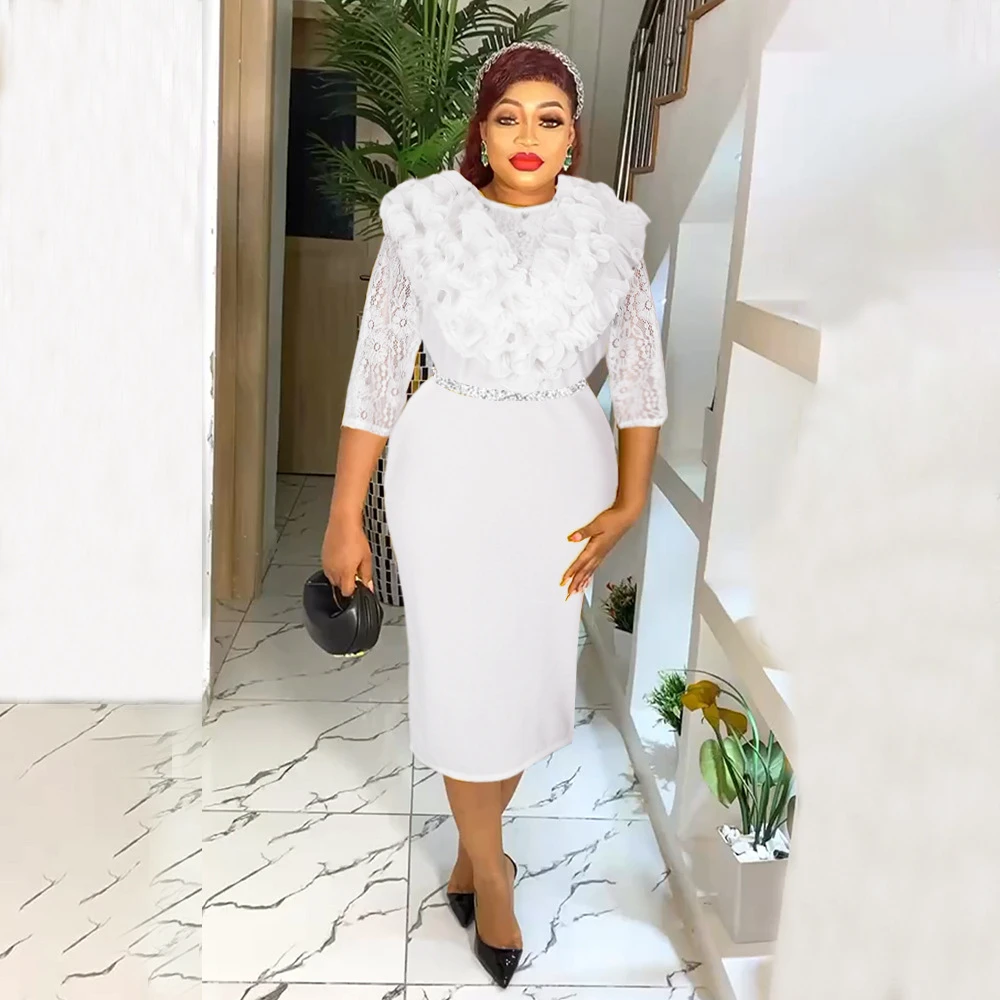 Elegant African Evening Dresses for Women Plus Size Turkey Lace Wedding Party Dress Dashiki Ankara Outfits Robe Africa Clothing
Elegant African Evening Dresses for Women Plus Size Turkey Lace Wedding Party Dress Dashiki Ankara Outfits Robe Africa Clothing