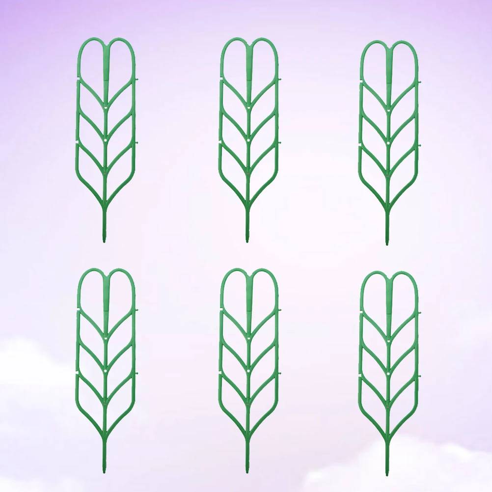 6 Packs Climbing Trellis Potted Plant Support Garden Decor Arched PP Durable Easy Install Metal Sticks Holes Side Nip Stems
6 Packs Climbing Trellis Potted Plant Support Garden Decor Arched PP Durable Easy Install Metal Sticks Holes Side Nip Stems