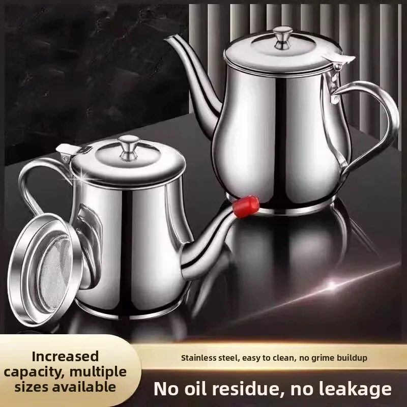 Stainless Steel Oil Bottle Home Use Seasoning Bottle Small Oil Tank Tea Pot Soy Sauce Bottle Vinegar Pot Multi-Purpose Gallon...
Stainless Steel Oil Bottle Home Use Seasoning Bottle Small Oil Tank Tea Pot Soy Sauce Bottle Vinegar Pot Multi-Purpose Gallon...