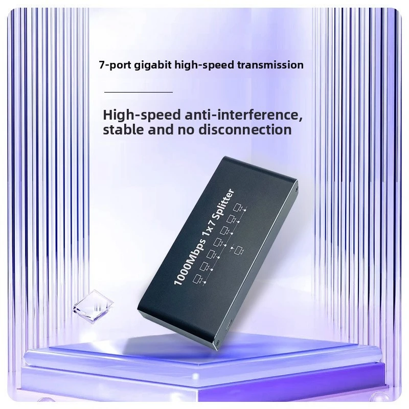 1000Mbps RJ45 Splitter 1 to 2/3/4/7 Ethernet Adapter Network Splitter Extender Gigabit LAN Connector for PC Laptop TV Router
1000Mbps RJ45 Splitter 1 to 2/3/4/7 Ethernet Adapter Network Splitter Extender Gigabit LAN Connector for PC Laptop TV Router