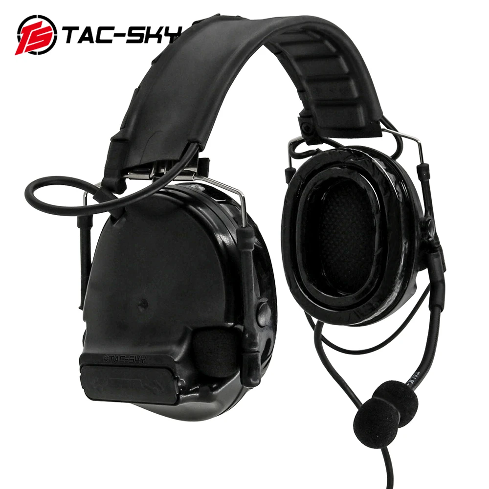 TS TAC-SKY COMTA Новые силиконовые наушники со съемной повязкой на голову, военные тактические наушники с шумоподавлением, гарнитура Comta Iii/C3
TS TAC-SKY COMTA Новые силиконовые наушники со съемной повязкой на голову, военные тактические наушники с шумоподавлением, гарнитура Comta Iii/C3