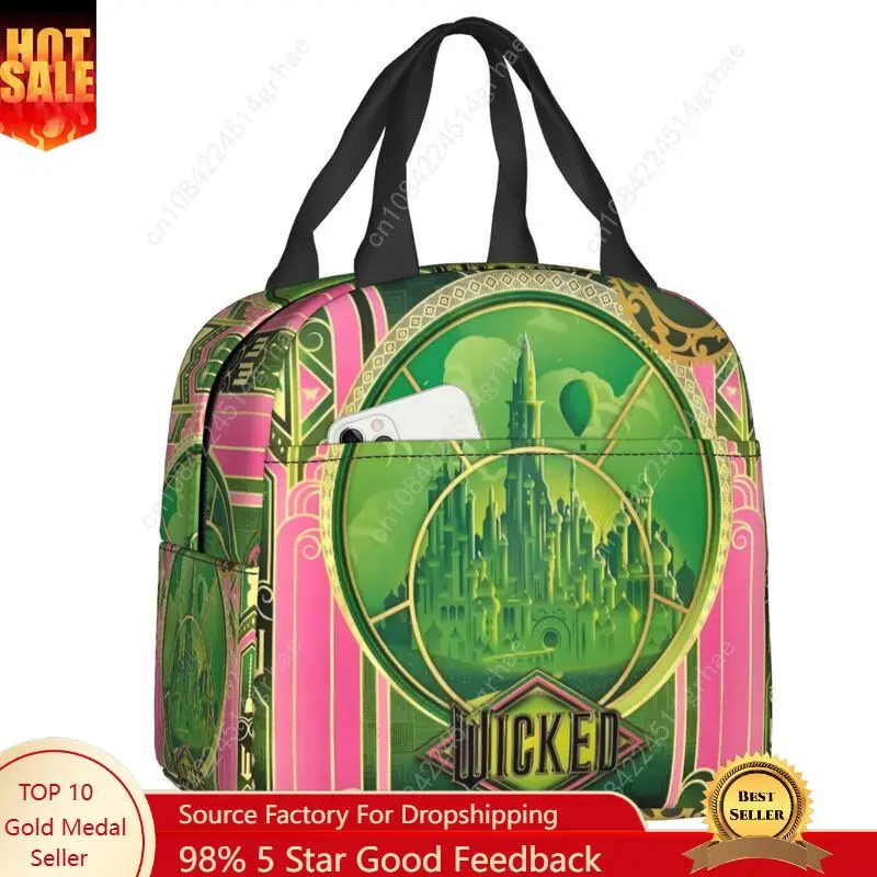Custom W-Wickeds Movie Fan Resuable Lunch Boxes Women Leakproof Music Thermal Cooler Insulated Lunch Bag School Children Student
Custom W-Wickeds Movie Fan Resuable Lunch Boxes Women Leakproof Music Thermal Cooler Insulated Lunch Bag School Children Student