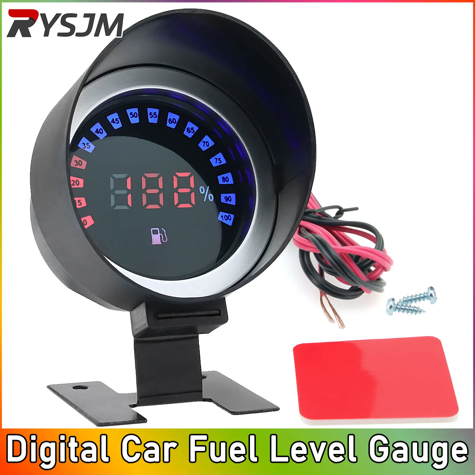 Датчик уровня топлива, цифровой автомобильный счетчик, 100% красный, синий светодиодный измеритель уровня масляного бака, индикатор уровня топлива для автомобиля, лодки, поплавок
Датчик уровня топлива, цифровой автомобильный счетчик, 100% красный, синий светодиодный измеритель уровня масляного бака, индикатор уровня топлива для автомобиля, лодки, поплавок