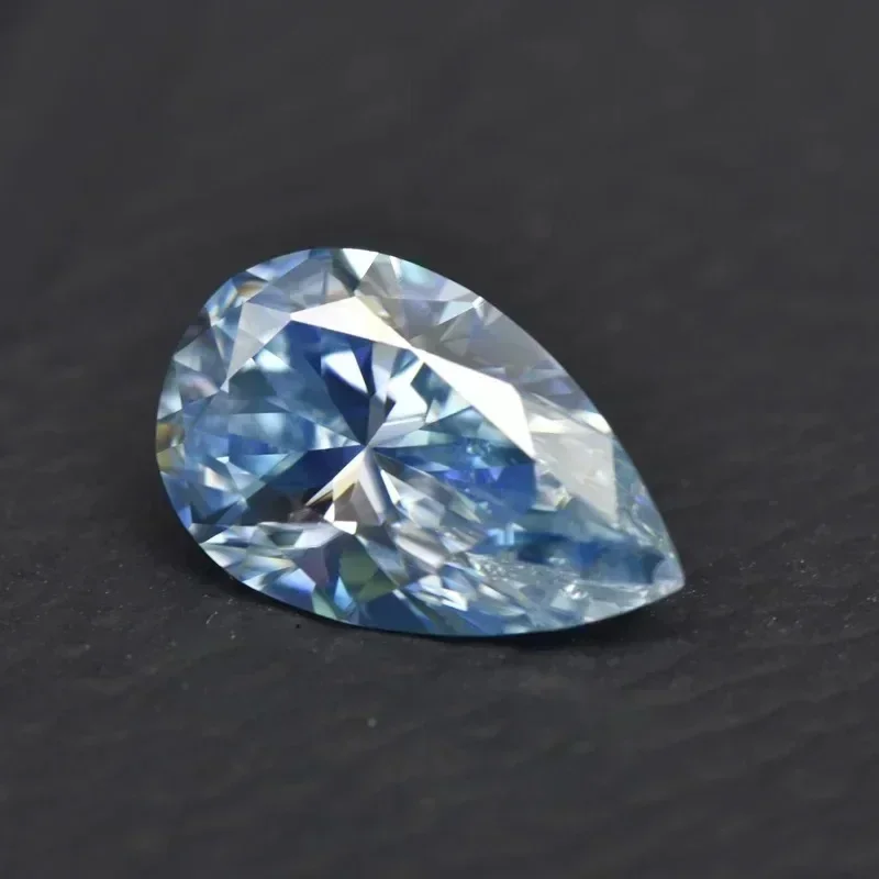 Ice Blue Color Moissanite Stone Pear Cut Lab Grown Diamond For Diy Jewelry Making Pass Diamond Tester With Certifi
Ice Blue Color Moissanite Stone Pear Cut Lab Grown Diamond For Diy Jewelry Making Pass Diamond Tester With Certifi
