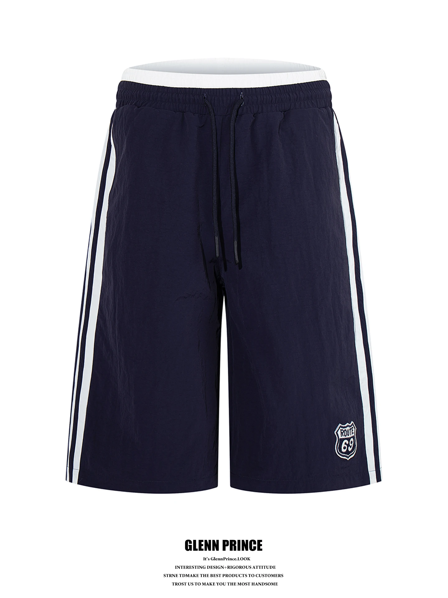 American Retro Striped Color Block Sports Shorts Men's Double Waist Teenage City Commute Casual Summer Nylon Straight Leg Pants
American Retro Striped Color Block Sports Shorts Men's Double Waist Teenage City Commute Casual Summer Nylon Straight Leg Pants