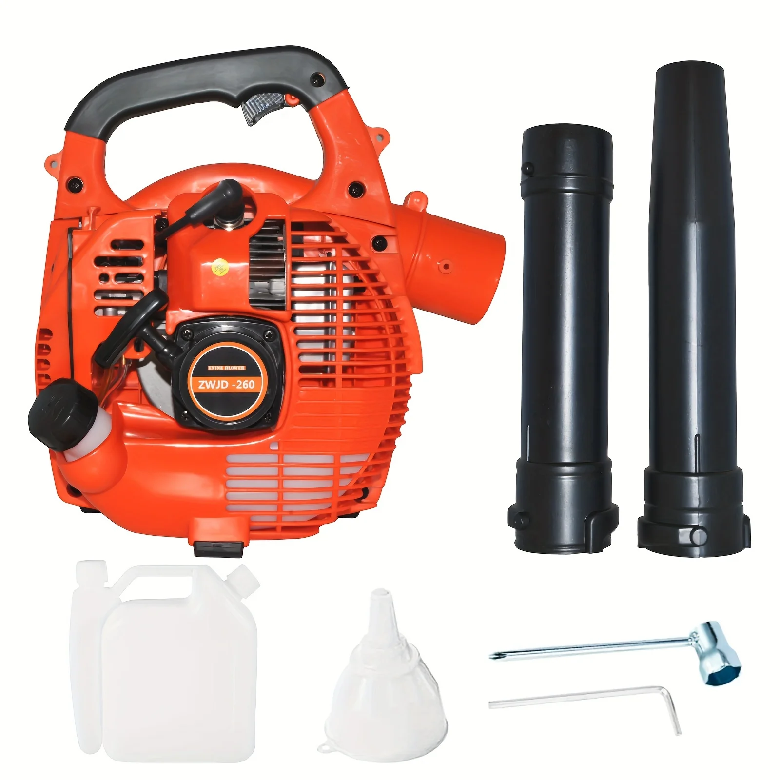 Бензиновая воздуходувка 25,4 куб. см, 2-тактная, ручная, для ухода за газоном, уборки падающей листвы
Бензиновая воздуходувка 25,4 куб. см, 2-тактная, ручная, для ухода за газоном, уборки падающей листвы