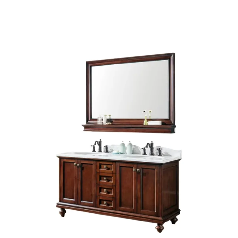Modern Chinese solid wood mirror bathroom vanity waterproof floor-to-ceiling hand washing cabinet
Modern Chinese solid wood mirror bathroom vanity waterproof floor-to-ceiling hand washing cabinet